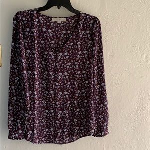 Feminine whimsy LOFT top